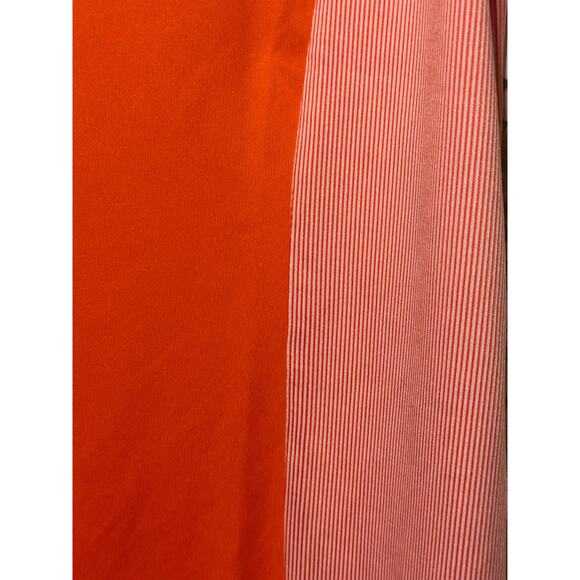 Antigua - Athletic Shirt - Orange with White Strips - Size Med - Picture 4 of 4